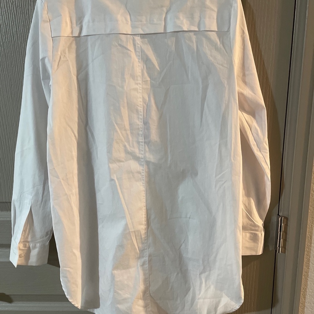 English Laundry Women's Small White Button Down Blouse NWT - Picture 7 of 8